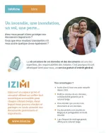 Infographie sur les avantages du coffre-fort Izimi. Infographie sur les avantages du coffre-fort Izimi.